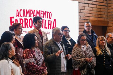 Acampamento Farroupilha 2026 no Parque da Harmonia, em Porto Alegre — tradição gaúcha e fogo de chão