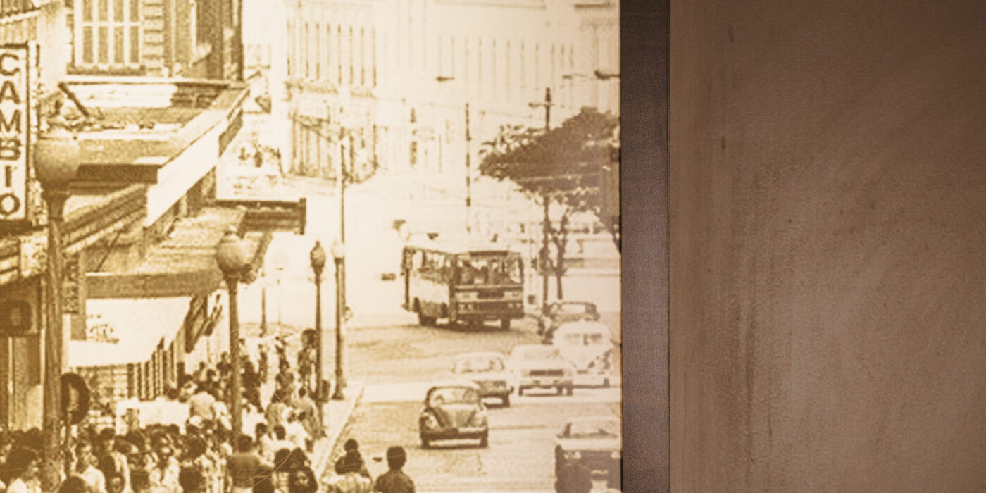 Interior da Confeitaria Matheus, tradicional casa de Porto Alegre fundada em 1947 no Centro Histórico