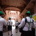 Bandinhas típicas alemãs na Oktoberfest Oficial de Porto Alegre